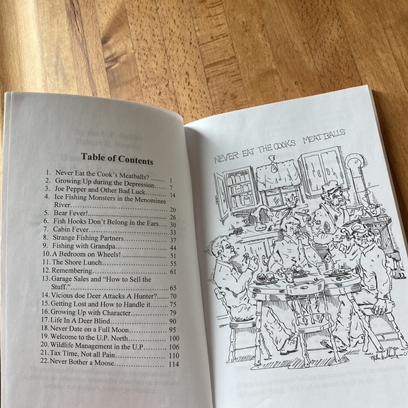 signed copy first edition Humorous Adventures in the u.p. and Canada R. Hruska - Picture 8 of 8